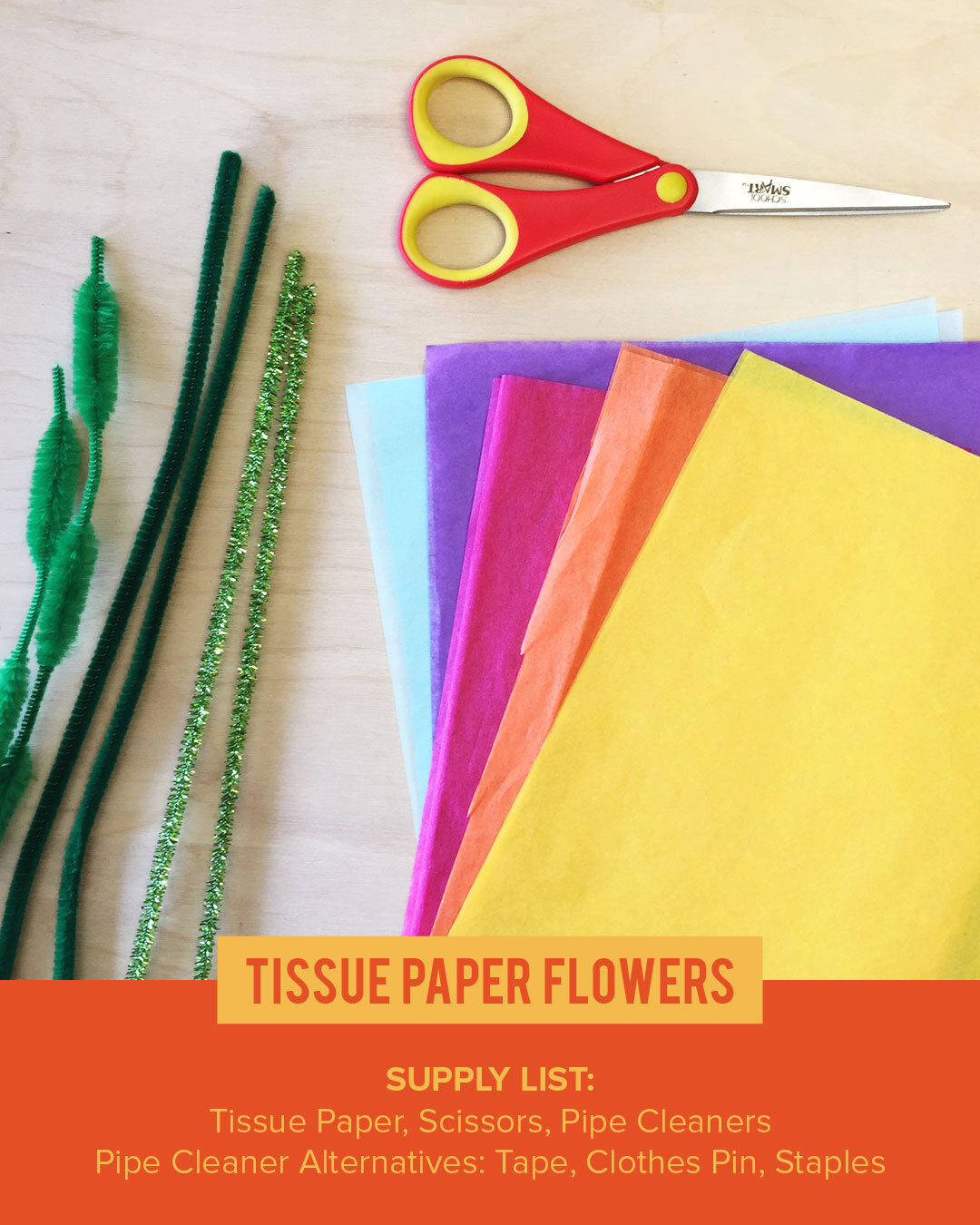 Tissue Paper Flowers — Sunshine Craft Co